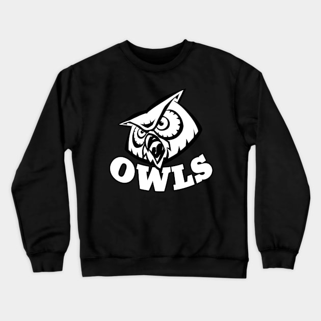 Owl Mascot Crewneck Sweatshirt by Generic Mascots